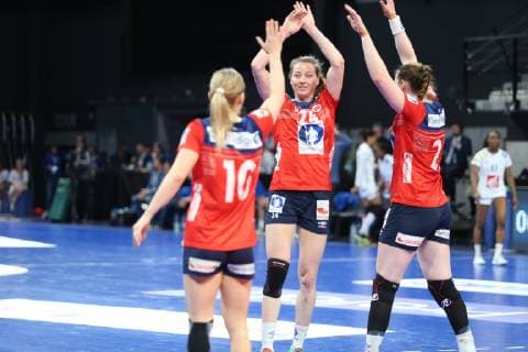 Handball, Golden League Damen, Frankreich - Norwegen Sanna Solberg (Norvege) HANDBALL : Golden League - 3eme journee - France vs Norvege - 24 03 2019 KevinDomas Panoramic 