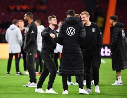 Soccer Men Season 2018 19 European Championship Qualification Group C 2 Matchday International match in Amsterdam Netherlands Germany v l Jonathan Tah Germany Timo Werner Germany Kai Havertz Germany Julian Brandt Germany before the match 24 03 2019 Copyright: xMatthiasxKochx