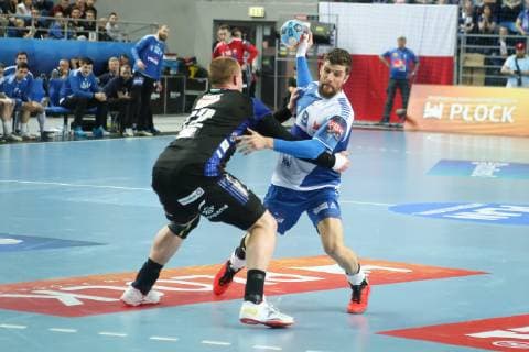 Handball, CL, Orlen Wisla Plock - MOL-Pick Szeged 24.03.2019 Plock Orlen Arena Pilka reczna Velux EHF Liga Mistrzow 2018 2019, 1 8 finalu Orlen Wisla Plock - MOL-Pick Szeged N z Ondrej Zdrahala Foto Adam Starszynski PressFocus 24.03.2019 Plock Orlen Arena Handball Velux EHF Champions League 2018 2019 round 1 of 8 Orlen Wisla Plock - MOL-Pick Szeged Ondrej Zdrahala Credit Adam Starszynski PressFocus NEWSPIX.PL --- Newspix.pl  20190324PF_AS044