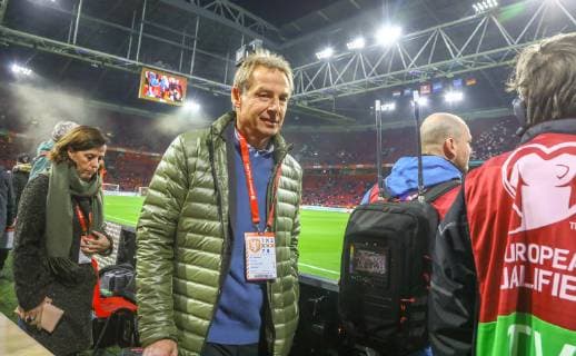 Former national coach Jürgen Klinsmann now works as expert for RTL 24 03 2019 Netherlands vs Germany EM Qualification Amsterdam Arena DISCLAIMER DFB regulations prohibit any use of photographs as image sequences and or quasi video