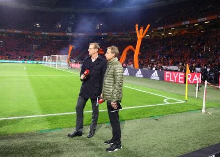 Former national coach Jürgen Klinsmann now works as expert for RTL 24 03 2019 Netherlands vs Germany EM Qualification Amsterdam Arena DISCLAIMER DFB regulations prohibit any use of photographs as image sequences and or quasi video