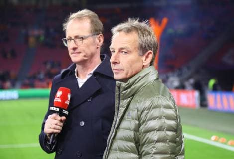 Former national coach Jürgen Klinsmann now works as expert for RTL 24 03 2019 Netherlands vs Germany EM Qualification Amsterdam Arena DISCLAIMER DFB regulations prohibit any use of photographs as image sequences and or quasi video