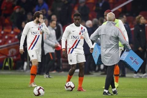 AMSTERDAM, Football, 24-03-2019, EURO Qualification EM Europameisterschaft Stadium Johan Cruyffarena. Netherlands player Quincy Promes during the game Netherlands - Germany. Netherlands - Germany  x3033738x