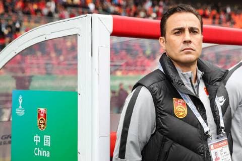 NANNING, CHINA - MARCH 25: Head coach Fabio Cannavaro of China reacts during 2019 China Cup International Football Championship between China and Uzbekistan at Guangxi Sports Center on March 25, 2019 in Nanning, Guangxi Zhuang Autonomous Region of China.  Copyright: xVCGx CFP111201786523 
