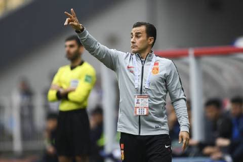 NANNING, CHINA - MARCH 25: Head coach Fabio Cannavaro of China reacts during 2019 China Cup International Football Championship between China and Uzbekistan at Guangxi Sports Center on March 25, 2019 in Nanning, Guangxi Zhuang Autonomous Region of China.  Copyright: xVCGx CFP111201792455 