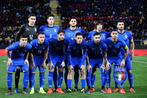 Photo Alfredo Falcone - LaPresse25 03 2019 Frosinone (Italy SoccerItalia - Croazia U21Stadium Benito Stirpe of FrosinoneIn the pic: italy team  Copyright: xAlfredoxFalcone LaPresse ALFREDOx