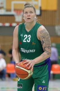 Göttingen, Sporthalle Felix-Klein-Gymnasium, 23.09.18, Basketball, DBBL, Saison 2018 19, DBBL-Pokal, Runde 2, Flippo Baskets BG 74 Göttingen gegen Chemcats Chemnitz Bild: 23 Klaudia Grudzien (Flippo Baskets BG 74) *** Göttingen Sporthalle Felix Klein Gymnasium 23 09 18 Basketball DBBL Season 2018 19 DBBL Cup Round 2 Flippo Baskets BG 74 Göttingen vs. Chemcats Chemnitz Picture 23 Klaudia Grudzien Flippo Baskets BG 74 xsmmpJPGx