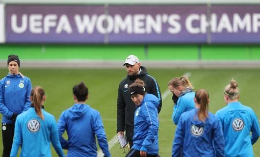 Speech by head coach Stephan Lerch VfL Wolfsburg before the final training session