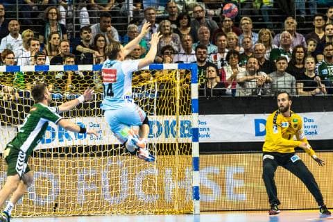 17 05 18 Foxes Berlin Hannover Burgdorf 32 Matchday 1 Bundesliga Season 2017 18 Handball Picture Kempa Trick by RM Morten Olsen Nr 34 TSV Hannover Burgdorf m xsmmpJPGx