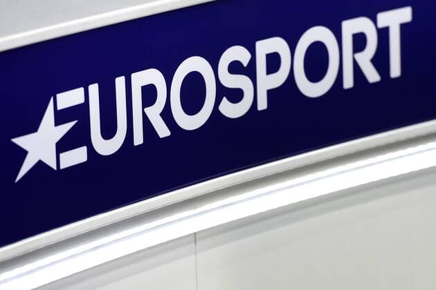 Logo Eurosport, Schweiz - Daenemark, EM Qualifikation, Nationalmannschaft, Laenderspiel, Fussball, 26.03.2019 *** Logo Eurosport Switzerland Denmark EM Qualification National Team International Soccer 26 03 2019 