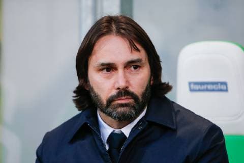 27 03 2019 xtgx Football UEFA Women s Champions League VfL Wolfsburg Olympique Lyon emspor v l Reynald Pedros Olympique Lyon Trainer coach DFL DFB REGULATIONS PROHIBIT ANY USE OF PHOTOGRAPHS as IMAGE SEQUENCES and or QUASI VIDEO AOK Stadium