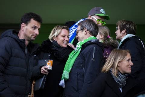GER UWCL quarter finals VfL Wolfsburg vs Olympique Lyon 27 03 2019 AOK Stadium Wolfsburg GER UWCL quarter finals VfL Wolfsburg vs Olympique Lyon UEFA REGULATIONS PROHIBIT ANY USE OF PHOTOGRAPHS AS IMAGE SEQUENCES AND OR QUASI VIDEO picture shows national coach Martina Voss Tecklenburg visiting the stadium nordphotox xRauch nph00251