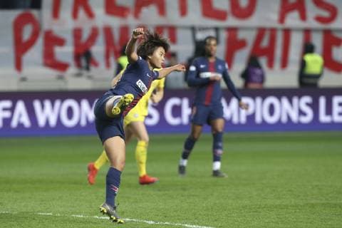 Shuang Wang (PSG) FOOTBALL FEMININ : PSG Vs Chelsea - Ligue des Champions - 27 03 2019 MichaelBaucher Panoramic 