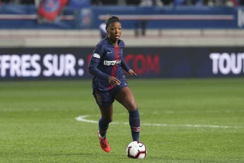 Grace Geyoro (PSG) FOOTBALL FEMININ : PSG Vs Chelsea - Ligue des Champions - 27 03 2019 MichaelBaucher Panoramic 