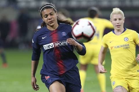 Alana Cook (PSG) FOOTBALL FEMININ : PSG Vs Chelsea - Ligue des Champions - 27 03 2019 MichaelBaucher Panoramic 