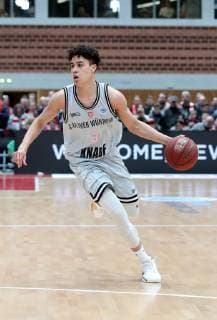 Germany Würzburg s Oliver Arena 27 03 2019 Basketball Fiba Europe Cup s Oliver Wuerzburg Bakken Bears Bild v l Joshua Obiesie s Oliver Würzburg 3 Copyright: HMBxMedia xHeikoxBecker