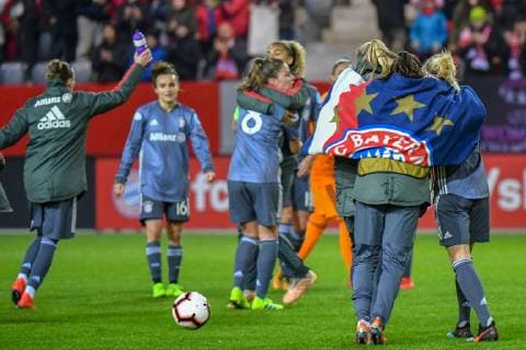 Soccer UEFA Womens Champions League 27 03 2019 FC Bayern München SK Slavia Praha Soccer UEFA Womens Champions League 27 03 2019 FC Bayern München SK Slavia Praha in Munich FCB Campus Bayern Deutschland SIEG 5 1 for the FCB and into the semi-finals DFL REGULATIONS PROHIBIT ANY USE OF PHOTOGRAPHS AS IMAGE SEQUENCES AND OR QUASI VIDEO