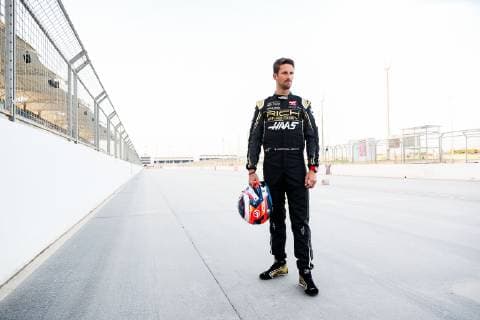 Sport Bilder des Tages Motorsports: FIA Formula One World Championship WM Weltmeisterschaft 2019, Grand Prix of Bahrain, 8 Romain Grosjean (FRA, Rich Energy Haas F1 Team), Sakhir Bahrain
