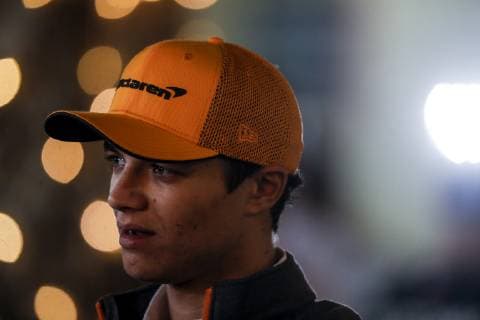 March 28, 2019 - Sakhir, Bahrain - LANDO NORRIS of McLaren F1 Team during preparations of the 2019 FIA Formula 1 Bahrain Grand Prix at Bahrain International Circuit in Sakhir, Bahrain. Formula 1 2019 - Bahrain Grand Prix Preparations - ZUMAg147 20190328_zap_g147_012 Copyright: xJamesxGasperottix