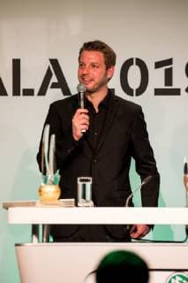 DFB Coach Gala 2019 Cologne Hyatt Regency 28 03 2019 Coach of the Year Florian Kohlfeldt DFB Coach Gala 2019 Cologne Hyatt Regency xswx