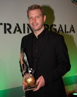 28 03 2019 xfux Soccer DFB Coach DFB Ceremony on the occasion of the completion of the 65 Soccer Teachers Course emspor v l Coach Florian Kohfeldt SV Werder Bremen will be awarded the DFB Trainer Prize Cologne