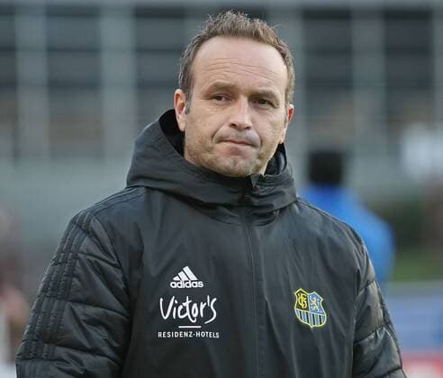 26 03 2019 xmohx Football Saarlandpokal SV Roechling Voelklingen 1 FC Saarbruecken emspor v l Coach Dirk Lottner 1 FC Saarbrücken DFL DFB REGULATIONS PROHIBIT ANY USE OF PHOTOGRAPHS as IMAGE SEQUENCES and or QUASI VIDEO Voelklingen