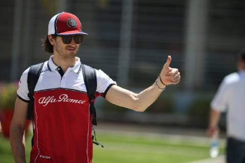 Photo4 LaPresse 29 03 2019 Sakhir, Bahrain Grand Prix Formula One Bahrain 2019 In the pic: Antonio Giovinazzi (ITA) Alfa Romeo Racing C38  Copyright: xPhoto4 LaPressex