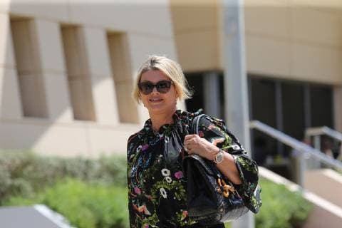 Photo4 LaPresse 29 03 2019 Sakhir, Bahrain Grand Prix Formula One Bahrain 2019 In the pic: Corinna Schumacher (GER)  Copyright: xPhoto4 LaPressex