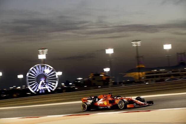 Sport Bilder des Tages Motorsports: FIA Formula One World Championship WM Weltmeisterschaft 2019, Grand Prix of Bahrain, 5 Sebastian Vettel (GER, Scuderia Ferrari Mission Winnow), Sakhir Bahrain