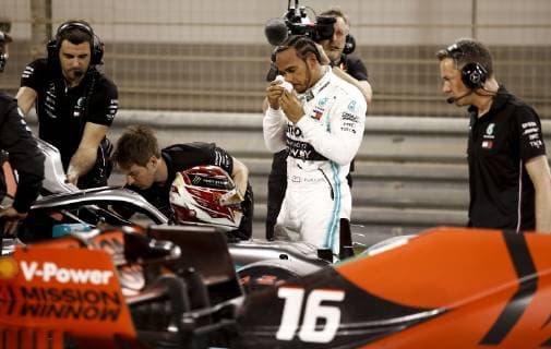 Motorsports: FIA Formula One World Championship WM Weltmeisterschaft 2019, Grand Prix of Bahrain, 44 Lewis Hamilton (GBR, Mercedes AMG Petronas Motorsport), Sakhir Bahrain