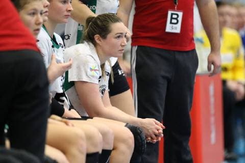 Isabelle Jongenelen VfL Oldenburg 7 HSG Blomberg Lippe vs VfL Oldenburg Handball 1 Women Bundesliga 30 03 2019 HSG Blomberg Lippe vs VfL Oldenburg Handball 1 Bundesliga Women 30 03 2019 Blomberg Copyright: xEibner-Pressefoto Strohdiekx ep_jsk