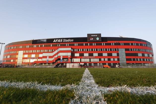 ALKMAAR , 30-03-2019 , AFAS Stadion , Dutch football , Eredivisie , season 2018 2019. AFAS Stadium before the match AZ vs FC Groningen AZ - Groningen  x3071225x