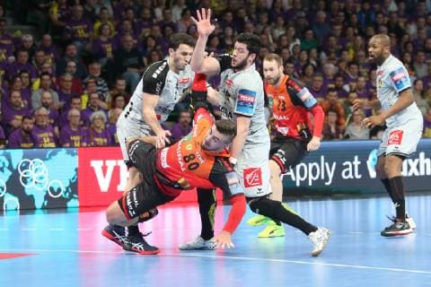 Jannick Kohlbacher (Rhein-Neckar Lowen) HANDBALL : VELUX EHF Champions League - 1 8eme de finale retour - HBC Nantes vs Rhein-Neckar Lowen - 30 03 2019 KevinDomas Panoramic 