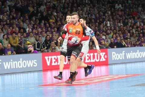 Jannick Kohlbacher (Rhein-Neckar Lowen) HANDBALL : VELUX EHF Champions League - 1 8eme de finale retour - HBC Nantes vs Rhein-Neckar Lowen - 30 03 2019 KevinDomas Panoramic 