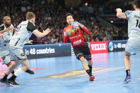 Patrick Groetzki (Rhein-Neckar Lowen) HANDBALL : VELUX EHF Champions League - 1 8eme de finale retour - HBC Nantes vs Rhein-Neckar Lowen - 30 03 2019 KevinDomas Panoramic 