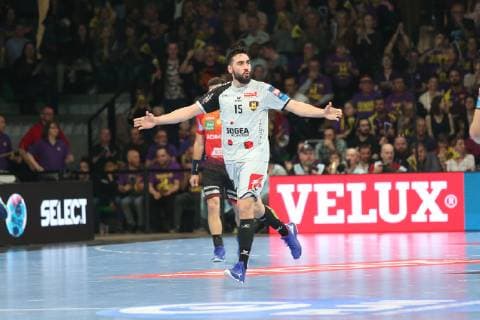 Valero rIvera (Nantes) HANDBALL : VELUX EHF Champions League - 1 8eme de finale retour - HBC Nantes vs Rhein-Neckar Lowen - 30 03 2019 KevinDomas Panoramic 