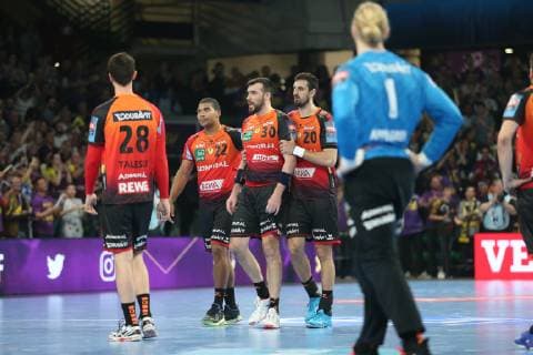 Handball, CL, HBC Nantes - Rhein Neckar Löwen (Rhein-Neckar Lowen) HANDBALL : VELUX EHF Champions League - 1 8eme de finale retour - HBC Nantes vs Rhein-Neckar Lowen - 30 03 2019 KevinDomas Panoramic 
