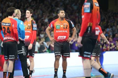 Mads Mensah Larsen (Rhein-Neckar Lowen) HANDBALL : VELUX EHF Champions League - 1 8eme de finale retour - HBC Nantes vs Rhein-Neckar Lowen - 30 03 2019 KevinDomas Panoramic 