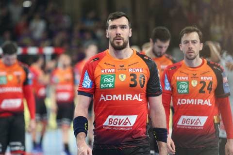 Gedeon Guardiola (Rhein-Neckar Lowen) HANDBALL : VELUX EHF Champions League - 1 8eme de finale retour - HBC Nantes vs Rhein-Neckar Lowen - 30 03 2019 KevinDomas Panoramic 