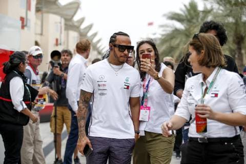 Motorsports: FIA Formula One World Championship WM Weltmeisterschaft 2019, Grand Prix of Bahrain, 44 Lewis Hamilton (GBR, Mercedes AMG Petronas Motorsport), Sakhir Bahrain