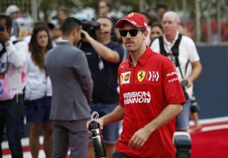 Motorsports: FIA Formula One World Championship WM Weltmeisterschaft 2019, Grand Prix of Bahrain, 5 Sebastian Vettel (GER, Scuderia Ferrari Mission Winnow), Sakhir Bahrain