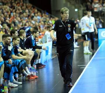 GER Europapokal FUECHSE BERLIN VS Balatonfueredi KSE 31 03 2019 Max Schmeling Halle Berlin GER Europapokal FUECHSE BERLIN VS Balatonfueredi KSE DHB regulations prohibit any use of photographs as image sequences and or quasi video in picture head coach head coach Velimir Petkovic Fuechse Berlin nordphotox xEngler nph00076