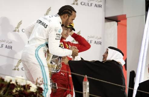 Motorsports: FIA Formula One World Championship WM Weltmeisterschaft 2019, Grand Prix of Bahrain, 44 Lewis Hamilton (GBR, Mercedes AMG Petronas Motorsport), Sakhir Bahrain
