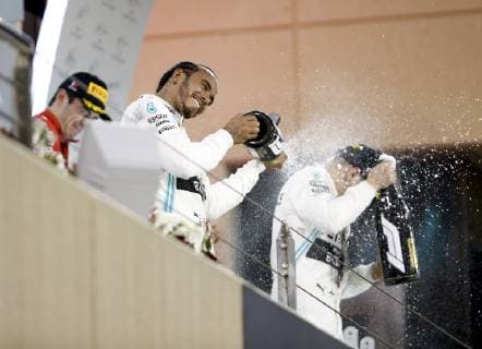 Motorsports: FIA Formula One World Championship WM Weltmeisterschaft 2019, Grand Prix of Bahrain, 44 Lewis Hamilton (GBR, Mercedes AMG Petronas Motorsport), Sakhir Bahrain