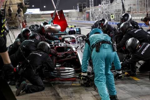 Motorsports: FIA Formula One World Championship WM Weltmeisterschaft 2019, Grand Prix of Bahrain, 77 Valtteri Bottas (FIN, Mercedes AMG Petronas Motorsport), Sakhir Bahrain