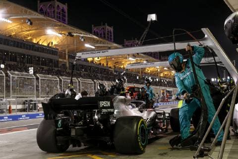 Motorsports: FIA Formula One World Championship WM Weltmeisterschaft 2019, Grand Prix of Bahrain, 77 Valtteri Bottas (FIN, Mercedes AMG Petronas Motorsport), Sakhir Bahrain