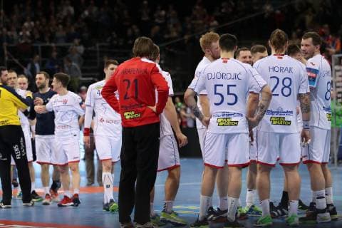 SG Flensburg Handewitt vs. Brest HC Meshkov Handball EHF Champions League Round of 16 31 03 19 Disappointment at Brest HC Meshkov xmmkx