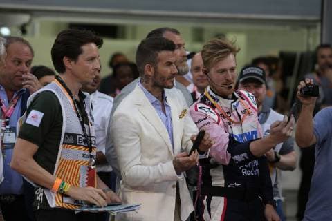 Photo4 LaPresse 31 03 2019 Sakhir, Bahrain Grand Prix Formula One Bahrain 2019 In the pic: David Beckham (GBR)  Copyright: xPhoto4 LaPressex