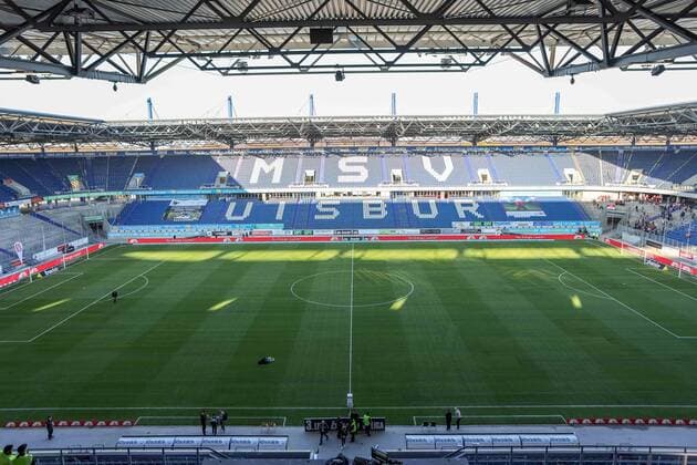 Football 3 League 31 Matchday KFC Uerdingen 1 FC Kaiserslautern on 29 03 2019 in the Schauinsland Reisen Arena in Duisburg New turf in the Schauinsland Reisen Arena in Duisburg xSBx