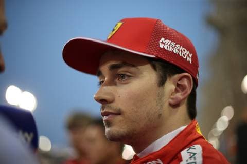 Photo4 LaPresse 31 03 2019 Sakhir, Bahrain Grand Prix Formula One Bahrain 2019 In the pic: starting grid, Charles Leclerc (MON) Scuderia Ferrari SF90  Copyright: xPhoto4 LaPressex